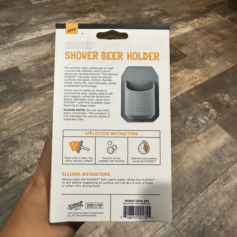 Free with Purchase!! Sudzki Shower Beer Holder - Picture 2 of 2